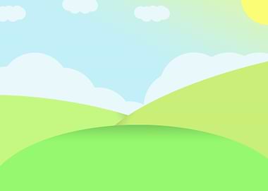 Vast Three green hills