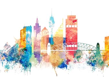 Sydney Australia Skyline