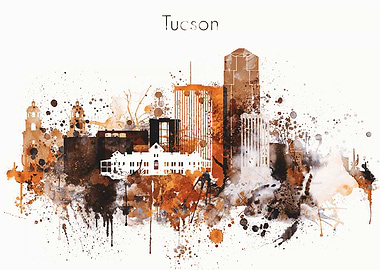 Tucson City Skyline