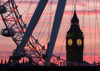 London Eye and Big Ben