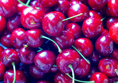 Ripe sweet cherry