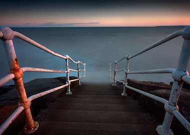 handrail at Aberavon beach