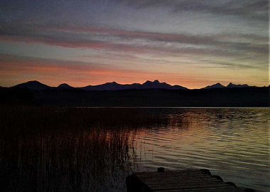 Mountainous Silhouette