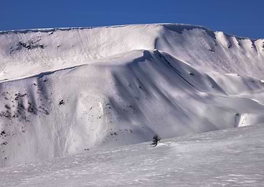 Karpaty mountain in winter