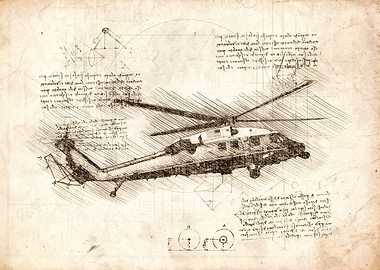 Helicopter sketch