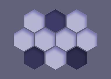 Blue geometric structure