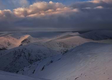 Evening in Carpathian