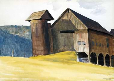 Barn and Silo Vermont