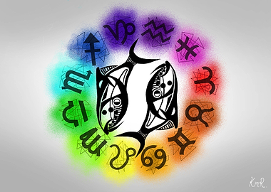Pisces Zodiac Sign Colour
