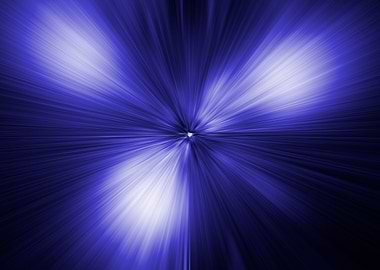 Abstract blue nebula