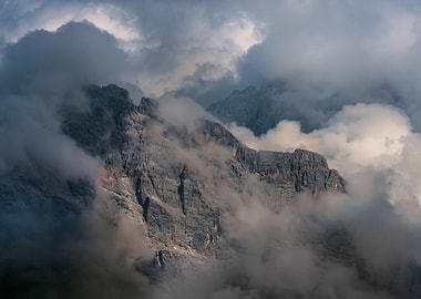 Abovee us only clouds