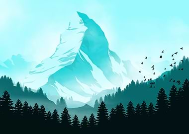 Matterhorn Illustration