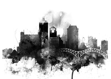 Memphis Tennessee Skyline