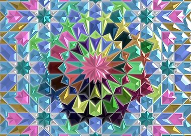 Glass Mosaic Ornament