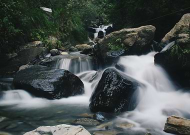 Waterfall in Himalayas