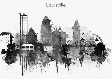 Louisville City Skyline