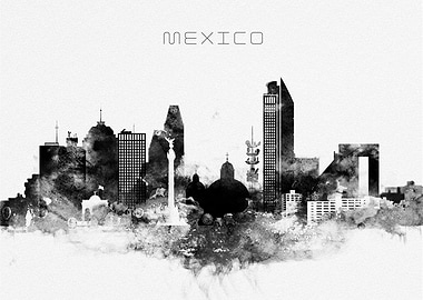 Mexico City Skyline