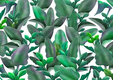 Tropical Leaves Pattern