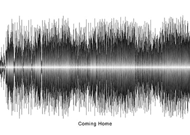 Keith Urban Soundwave Art