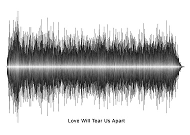 Joy Division Soundwave Art