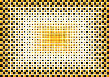 black white yellow tiles