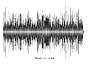 Eric Clapton Soundwave Art