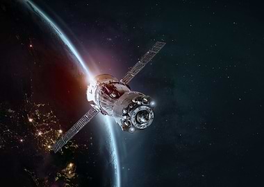 Satellite Over Earth