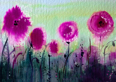Heartbeat in Pink Poppies
