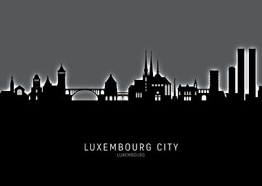 Luxembourg City Skyline