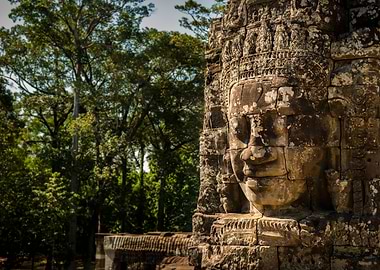 Bayon Temple with Jungle
