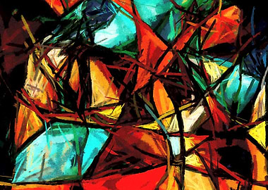 Sailboat in the wind