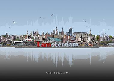 Amsterdam Skyline