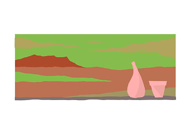 San Marino with jars