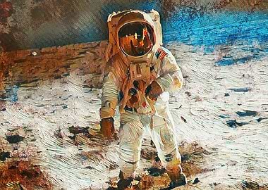 Astronaut on the Moon