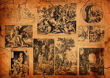 German Engraving 18 centur