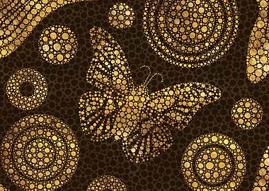 Dot Art Butterfly