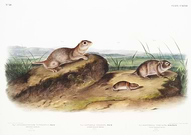 American Souslik Spermophi