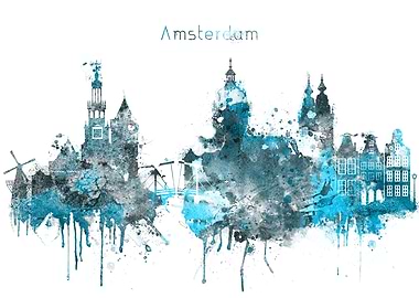 Amsterdam Skyline