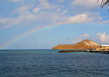Rainbow Across the Bay