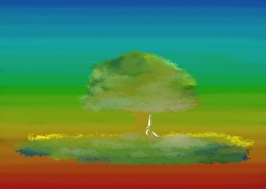 Tree with different colors