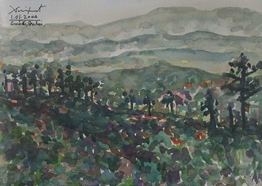 Watercolour Landscape