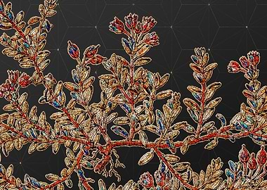 Stained Glass Botanical