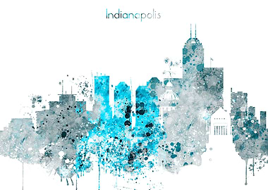 Indianapolis IN Skyline