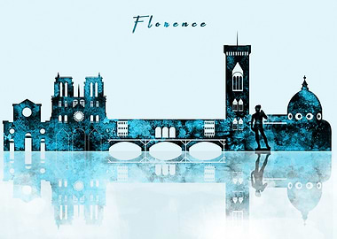 Florence Italy Skyline