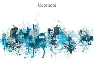 Liverpool England Skyline