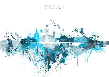 Dresden Germany Skyline