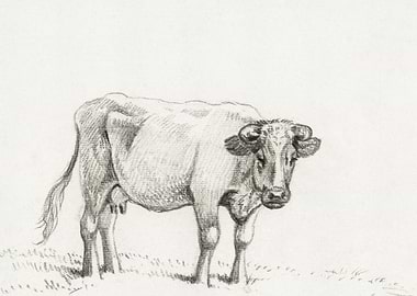 Standing Cow 1816 By Jean
