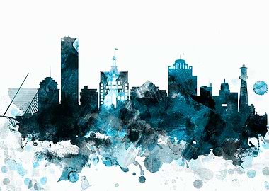 Milwaukee WI Skyline