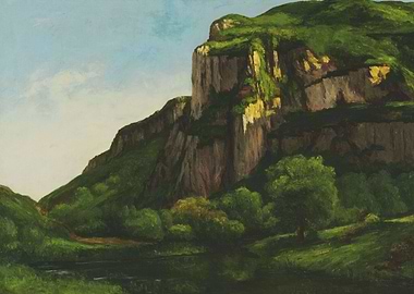 Courbet Rocks at Mouthier