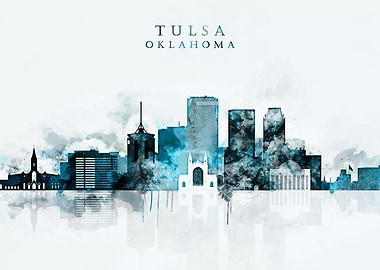 Tulsa Oklahoma Skyline